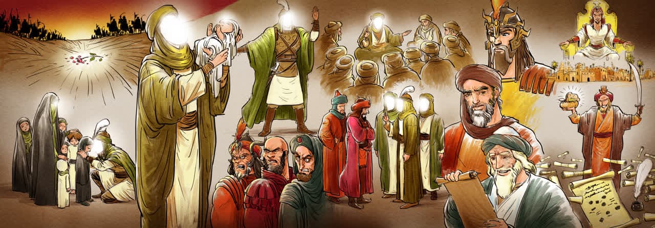 پرده نقالی حضرت امام حسین علیه السلام
